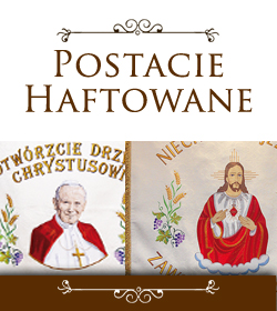 Haftowane postacie świętych i patronów | Embroidered figures of saints and patrons